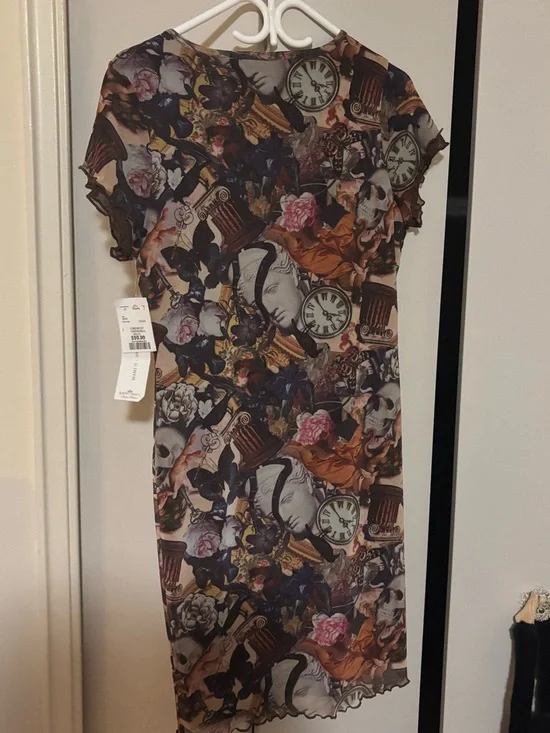 Almost Famous Multi-Color Printed Mini Dress - Picture 5 of 6